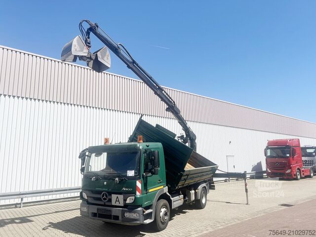 Γερανός πύργος Mercedes-Benz Atego 1624/27 4x2 Atego 1624/27 4x2, Heckkran Hiab 099 BS-2 HiDuo, Funk, 2x AHK