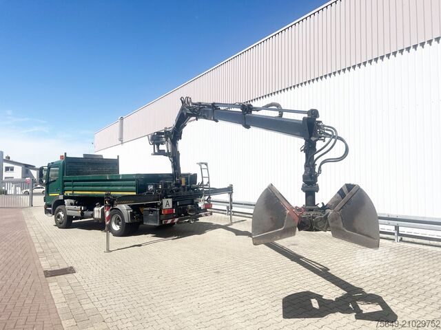 Γερανός πύργος Mercedes-Benz Atego 1624/27 4x2 Atego 1624/27 4x2, Heckkran Hiab 099 BS-2 HiDuo, Funk, 2x AHK