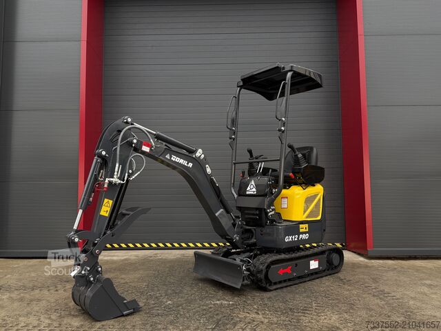 Mini-pelle Gorila GX12 I PRO 2025