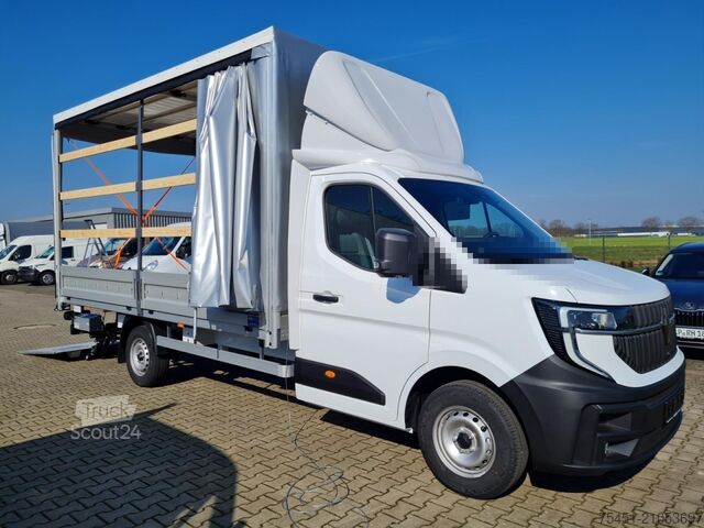 Camion bâché Renault Master Pritsche DCi 170 Schiebe Plane LBW Luftfederung