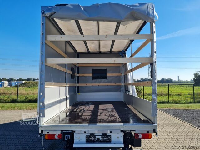 Camion bâché Renault Master Pritsche DCi 170 Schiebe Plane LBW Luftfederung