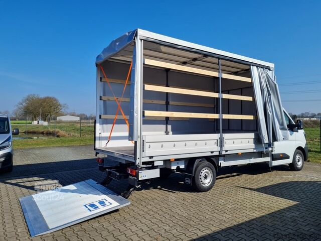 Gardinsided kassevogn Renault Master Pritsche DCi 170 Schiebe Plane LBW Luftfederung