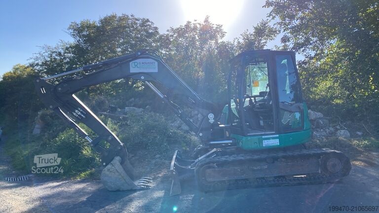 Midi Excavator 7t - 12t Eurocomach Es 85 Zt with 3 buckets