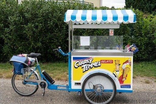 Automobilių priekaba Sven’s ital. Eisfahrräder Eisfahrrad Modell B2, blau/weiß