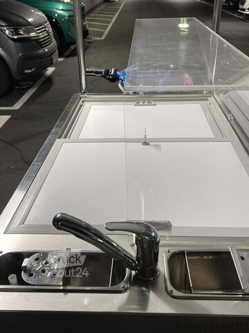 Automobilių priekaba Sven’s ital. Eisfahrräder Eisfahrrad Modell B2, blau/weiß