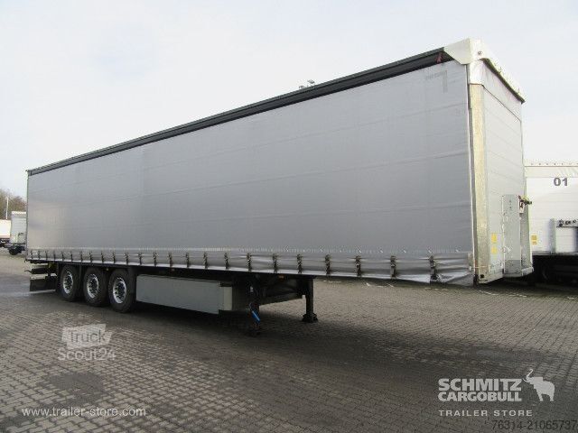 Open semitrailer with tarp Schmitz Cargobull Curtainsider Coil Getränke