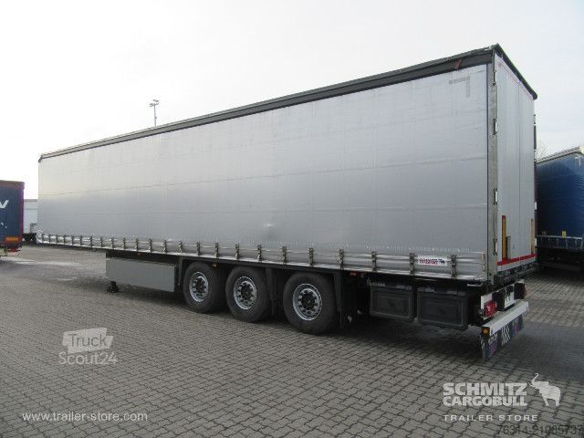 Open semitrailer with tarp Schmitz Cargobull Curtainsider Coil Getränke