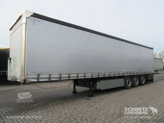 Open semitrailer with tarp Schmitz Cargobull Curtainsider Coil Getränke
