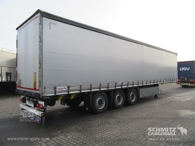 Open semitrailer with tarp Schmitz Cargobull Curtainsider Coil Getränke
