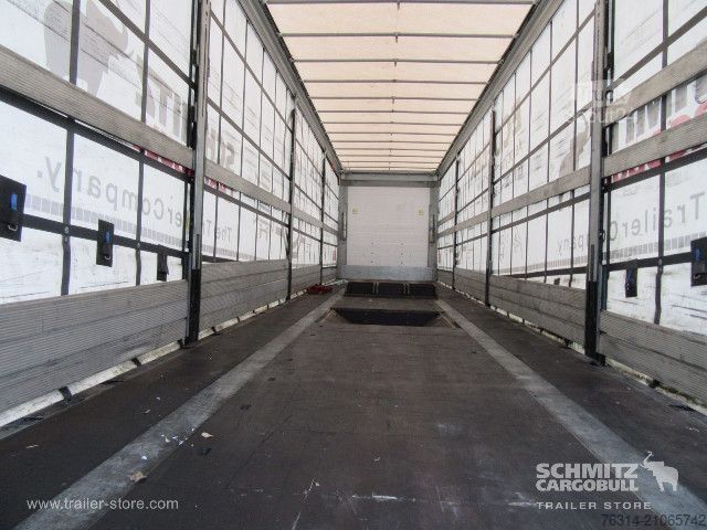 Open semitrailer with tarp Schmitz Cargobull Curtainsider Coil Getränke