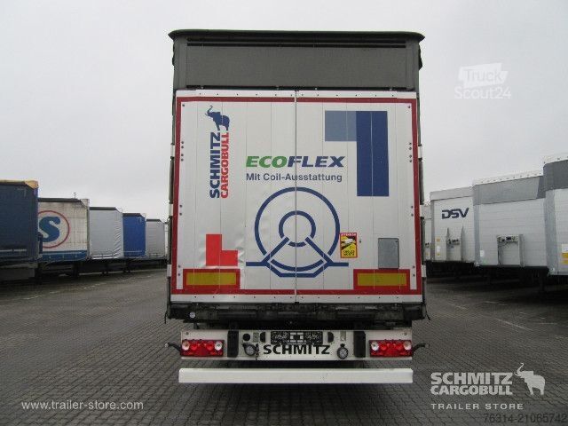 Open semitrailer with tarp Schmitz Cargobull Curtainsider Coil Getränke