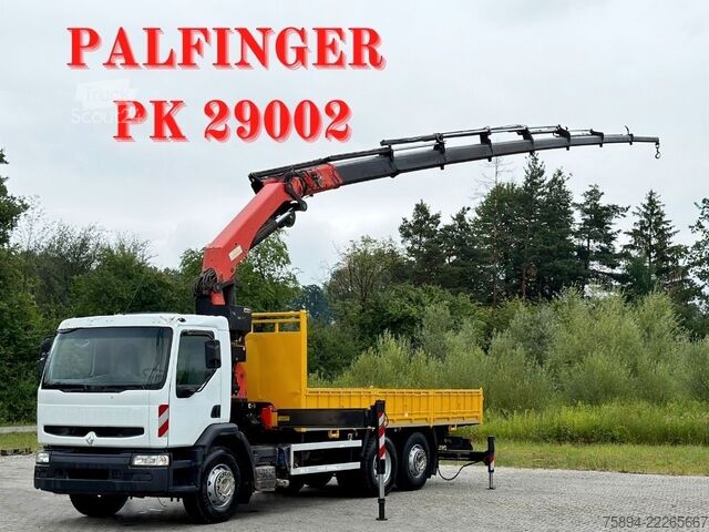 Lastbilmonteret kran RENAULT Premium 320* PRITSCHE 6,30m *PK 29002/FUNK* TOP