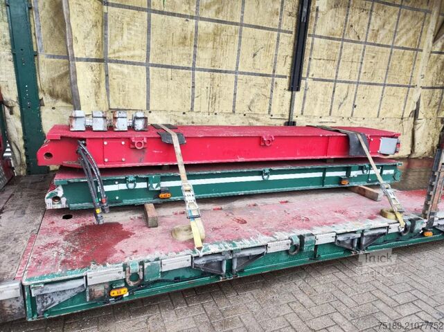Low loader Meusburger MPG-3 12 Tons Axles 5.4 Meter extand. 4 Meter E...