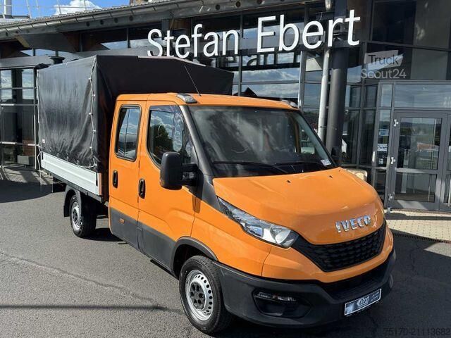 Loading platform Iveco Daily 35S14 Pritsche+Plane *AHK*Ladekran*7-Sitze