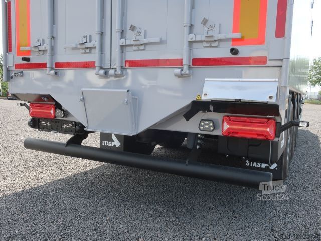 Auflieger mit Walkingfloor Stas S300ZX 60m³ 6 mm Schleuse Lift 6 x LED Rück SAF