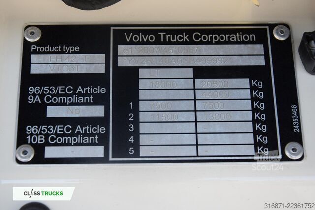 Standardni vlačilec VOLVO FH 500 XL i-ParkCool ACC SideSkirts