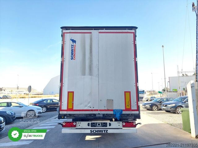 Avoin puoliperävaunu pressulla SCHMITZ CARGOBULL SCS24/L Varios