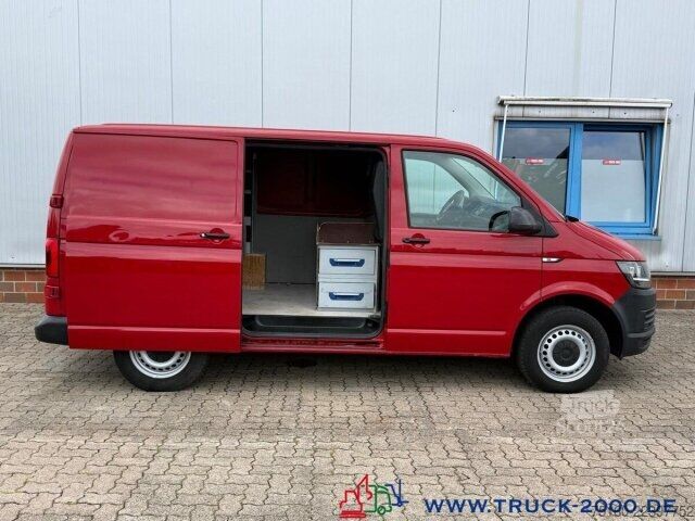 Furgão de painéis Volkswagen VW T6 2.0 TDI 3 Sitze Klima Sortimo Regalsystem