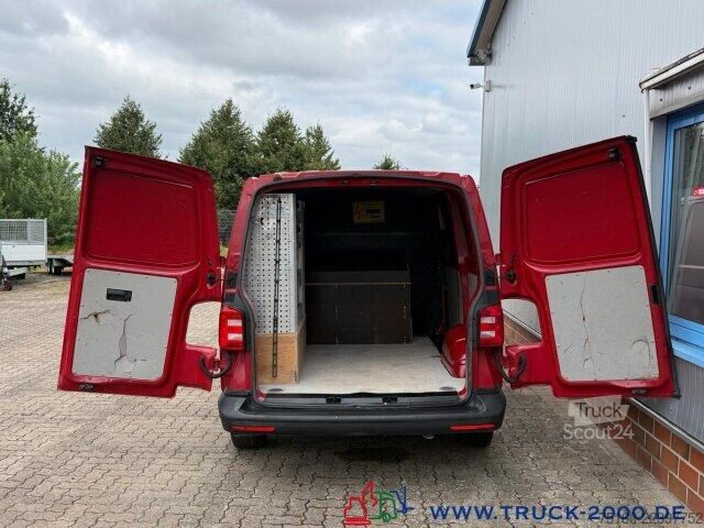 Furgão de painéis Volkswagen VW T6 2.0 TDI 3 Sitze Klima Sortimo Regalsystem