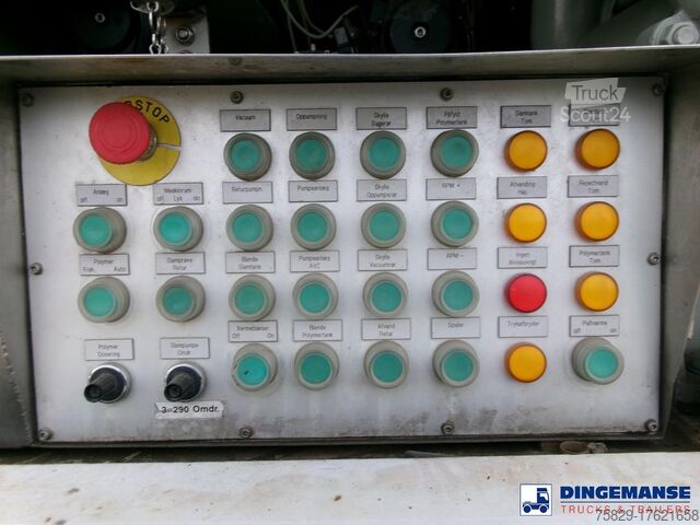 Saugfahrzeug Mercedes Actros 2535 6x2 vacuum tank Saugbagger