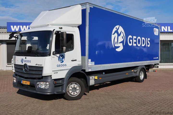 Koffer Mercedes-Benz Atego 1218 Bakwagen + Laadklep DHollandia 1500kg