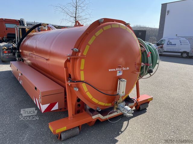 Suction trolley  Abrollcontainer 10m³ / Saugfass