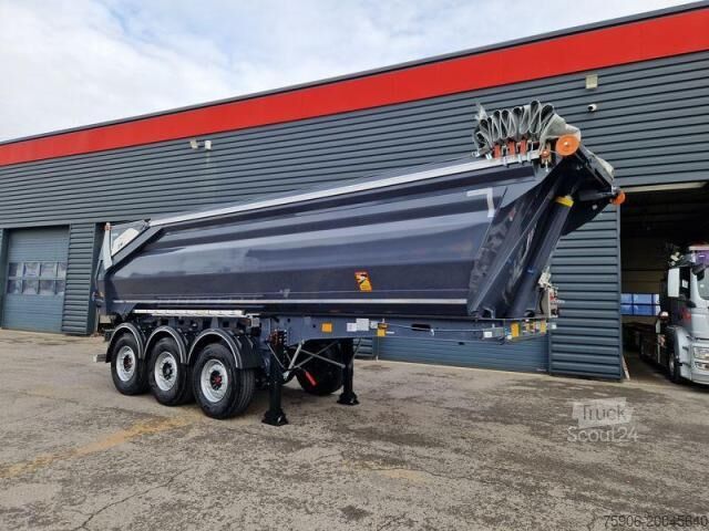 Tipper semitrailer CARGOTRACK 26m3 PORTE HYDRAULIQUE