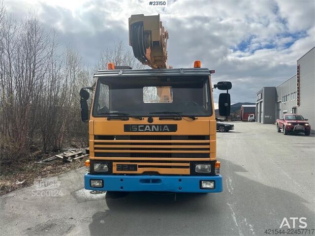 Підйомна вантажівка Scania 82m з Simon cara 170 - Варто побачити. ДИВИТИСЯ Scania 82m lift truck w/ Simon cara 170 - Must see. WATCH