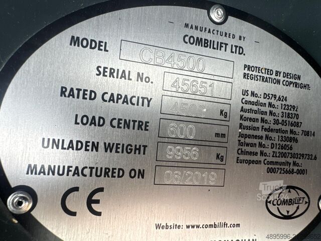 четирипосочен мотокар Combilift CB4500//2019 year // New price