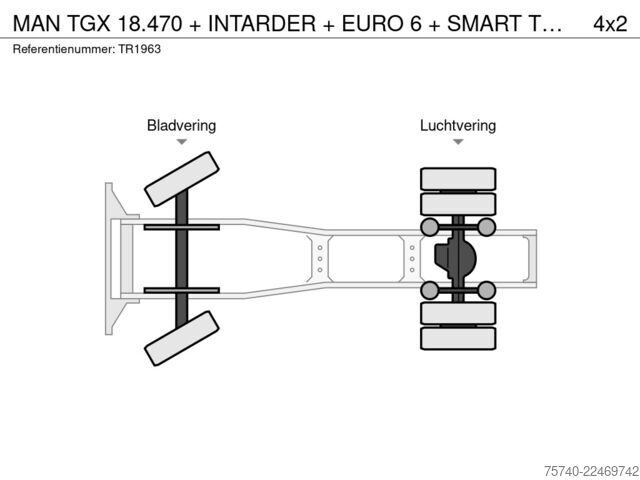 Standart-SZM MAN TGX 18.470 + INTARDER + EURO 6 + SMART TACHOGRAAF