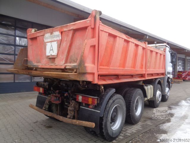 Camion benne MERCEDES-BENZ Actros 3240 8x4 Blatt Meiller 3-S-Kipper