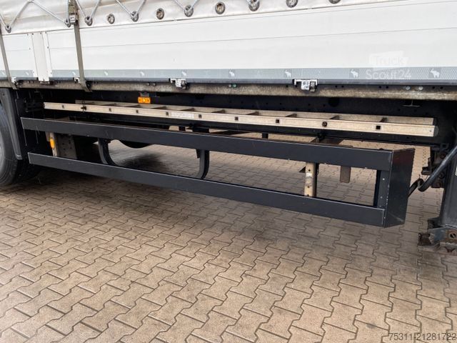 Auflieger mit Pritsche & Plane SCHMITZ CARGOBULL SCB S3T| Bordwand mit Schiebeplane*1.Hand*Edscha