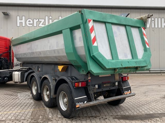 Tipper semitrailer LANGENDORF SKS-HS 24/28 | Stahl 24m³*Luft-Lift*Rollplane