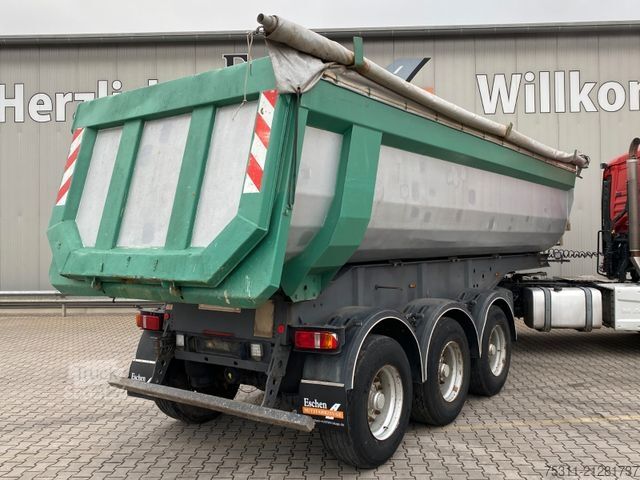 Tipper semitrailer LANGENDORF SKS-HS 24/28 | Stahl 24m³*Luft-Lift*Rollplane