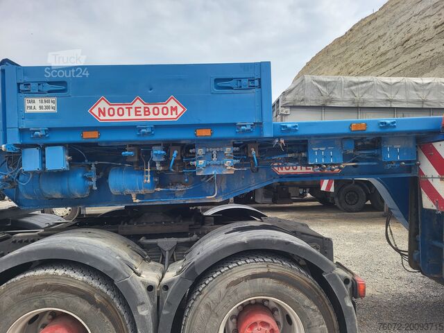 Lowboy semi-trailer Noteboom OSBDAZ-66