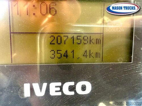 Tipper truck Iveco Eurocargo 80E17 gru con JIB