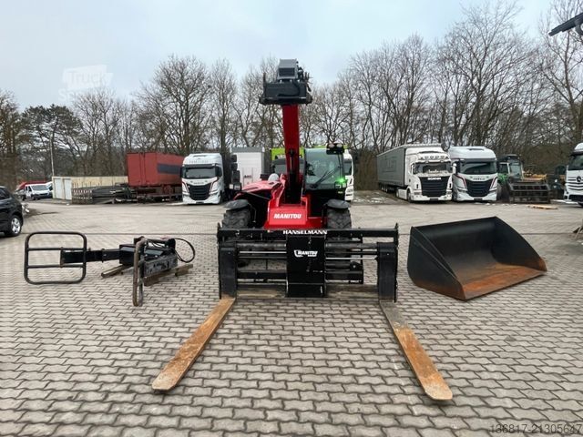 Teleskoplastare MANITOU MHT790 ST5 Schaufel+hydr. Gabel+Zange UVV Klima
