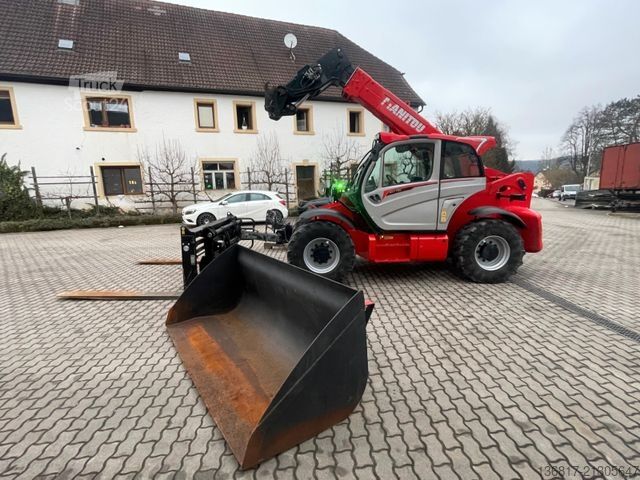 Teleskoplastare MANITOU MHT790 ST5 Schaufel+hydr. Gabel+Zange UVV Klima