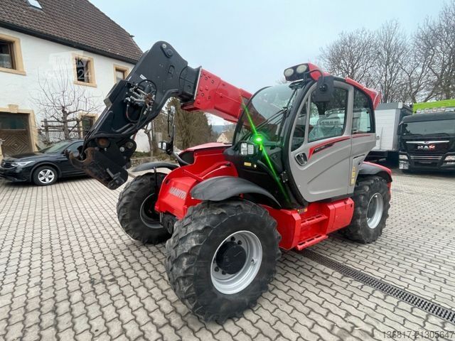Teleskoplastare MANITOU MHT790 ST5 Schaufel+hydr. Gabel+Zange UVV Klima