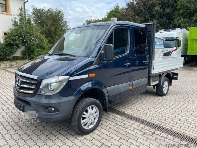 Dubă pick-up MERCEDES-BENZ Sprinter 316 Pritsche DoKa 4X4 Autom AHK Standhz
