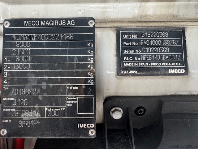 бортовой грузовик Iveco Stralis