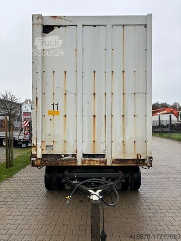 Open aanhangwagen Eggers HXT13 ZZL   TRIDEC Lenkung Tiny House