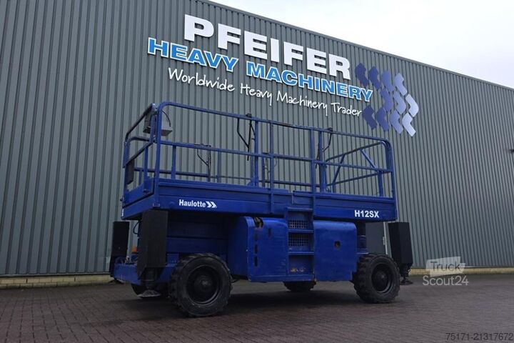 Schaarlift Haulotte H12SX Diesel, 4x4 Drive, 12m Working Height, 700kg