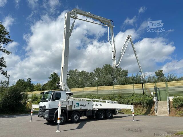 Bomba de betão Mercedes-Benz Arocs 4142 Arocs 5 4142 8x4 SWAN TSP 47-5 160RZ...