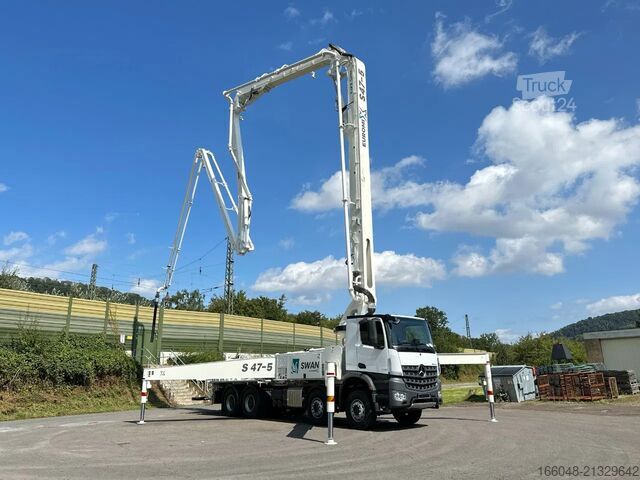 Bomba de betão Mercedes-Benz Arocs 4142 Arocs 5 4142 8x4 SWAN TSP 47-5 160RZ...