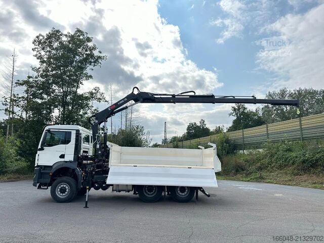 Sklápěč s jeřábem MAN TGS 28.440 MAN TGS 28.440 6x4-4/3-Seiten- Kippe...