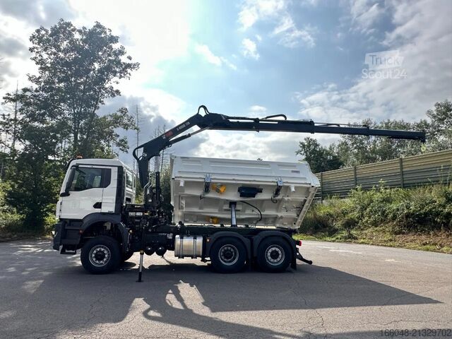 Sklápěč s jeřábem MAN TGS 28.440 MAN TGS 28.440 6x4-4/3-Seiten- Kippe...