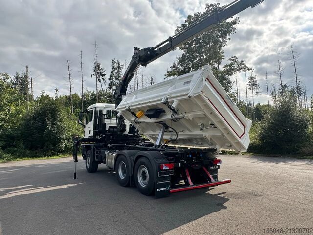 Sklápěč s jeřábem MAN TGS 28.440 MAN TGS 28.440 6x4-4/3-Seiten- Kippe...