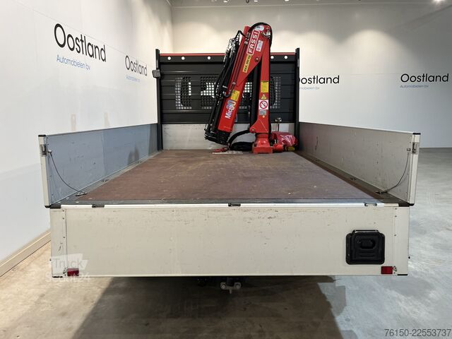 Platformas kravas automašīna ar celtni Renault Master 2.3 dCi 145 PK L3 Open Laadbak / Fassi K...