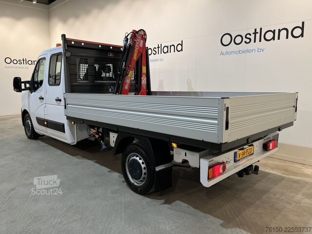 Platformas kravas automašīna ar celtni Renault Master 2.3 dCi 145 PK L3 Open Laadbak / Fassi K...